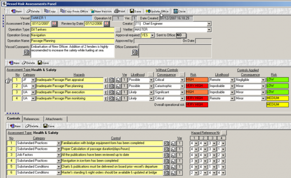 Danaos Calculation of KPIs for TMSA compliance